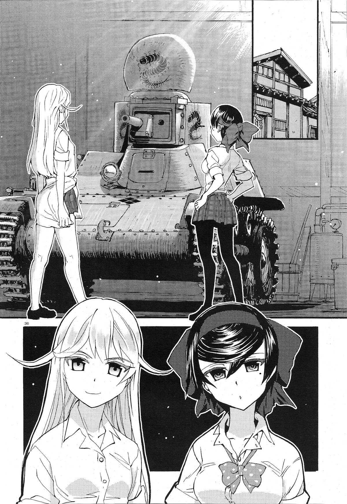 Girls & Panzer - Ribbon no Musha Chapter 8 page 36 - Chapter 8: Spiritual Sucessor