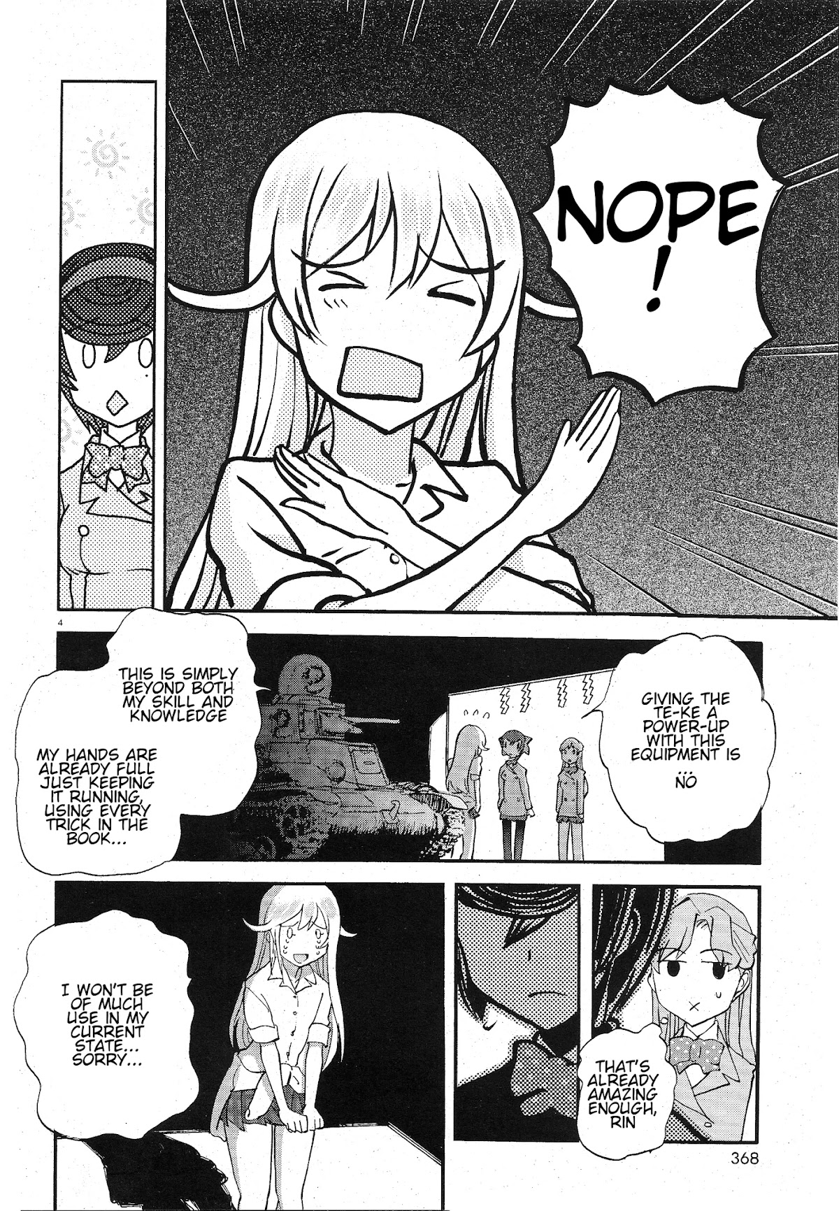 Girls & Panzer - Ribbon no Musha Chapter 8 page 4 - Chapter 8: Spiritual Sucessor