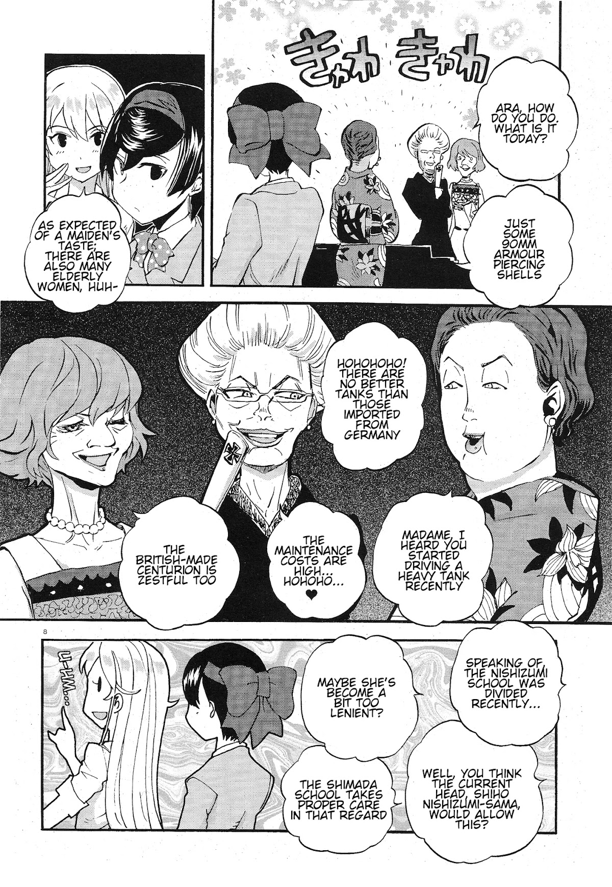 Girls & Panzer - Ribbon no Musha Chapter 8 page 8 - Chapter 8: Spiritual Sucessor