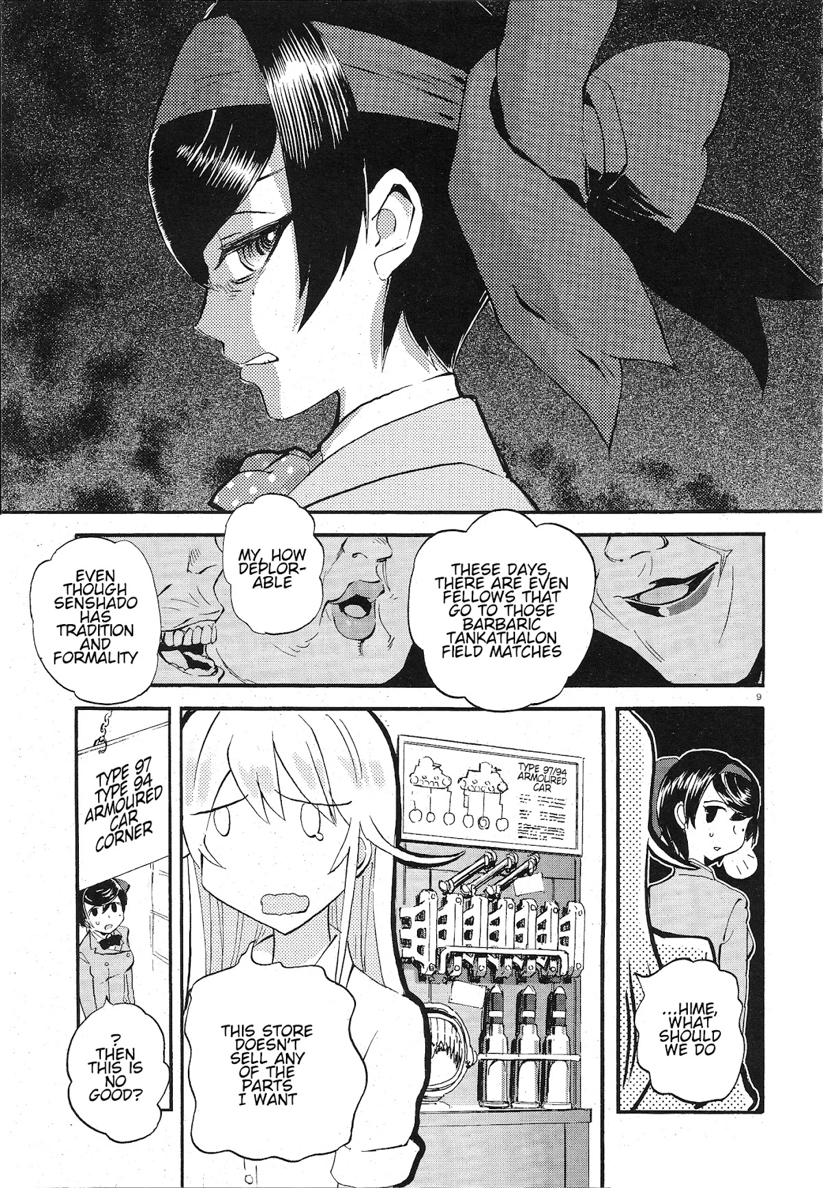 Girls & Panzer - Ribbon no Musha Chapter 8 page 9 - Chapter 8: Spiritual Sucessor