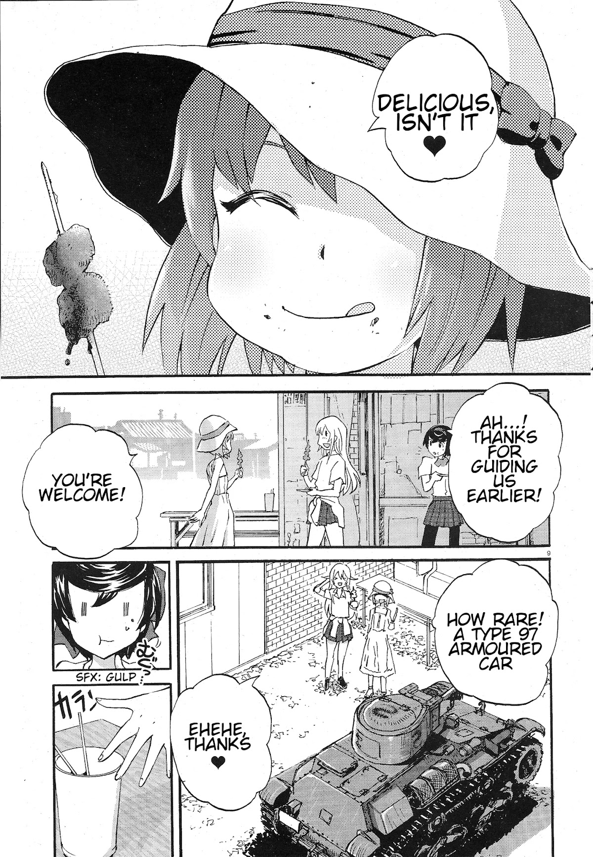 Girls & Panzer - Ribbon no Musha Chapter 9 page 14 - Chapter 9: Ooarai, A late summer challenge
