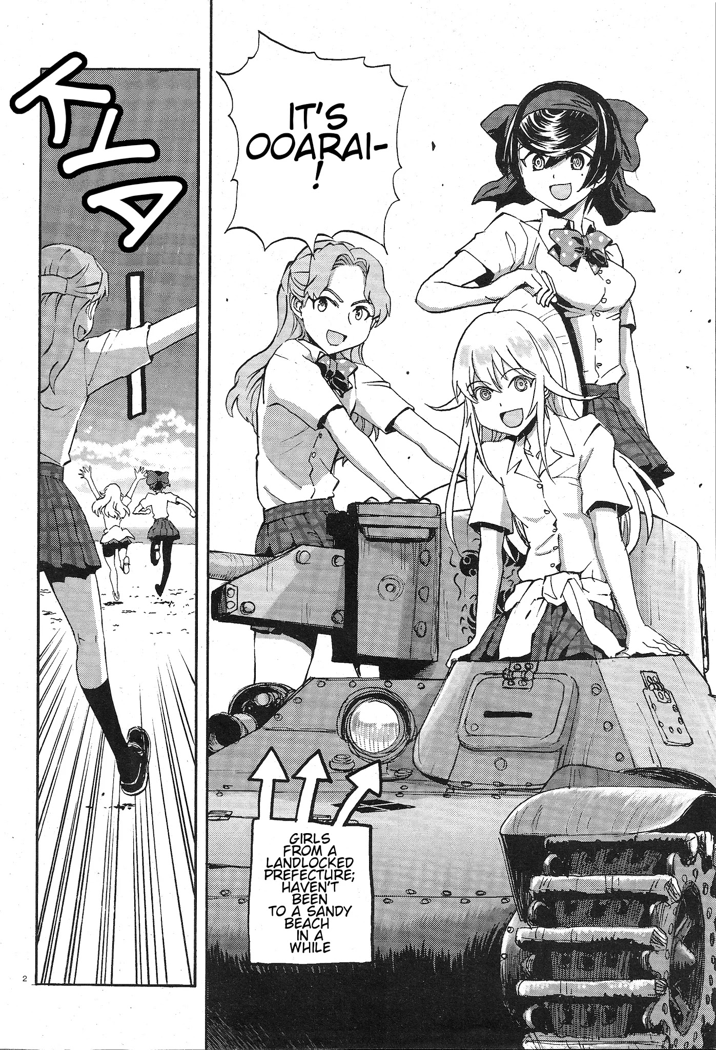 Girls & Panzer - Ribbon no Musha Chapter 9 page 7 - Chapter 9: Ooarai, A late summer challenge