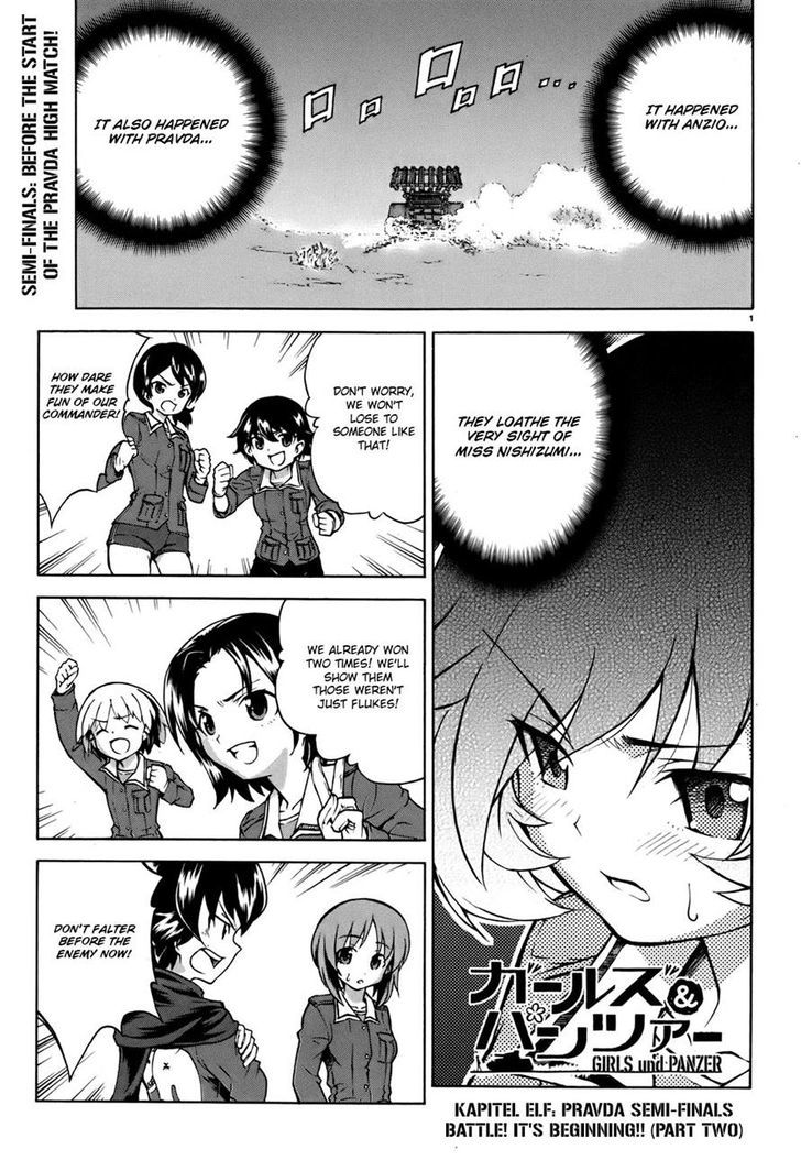 Girls & Panzer Chapter 12 page 1 - Chapter 12