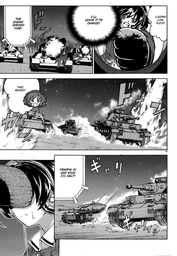 Girls & Panzer Chapter 12 page 13 - Chapter 12