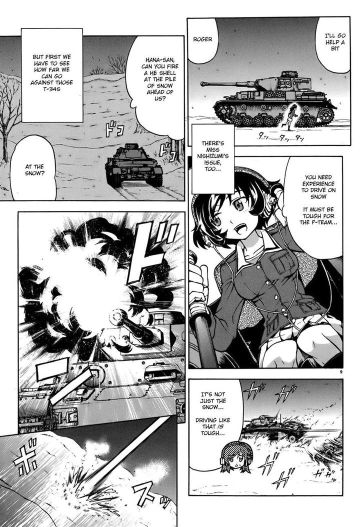 Girls & Panzer Chapter 12 page 9 - Chapter 12