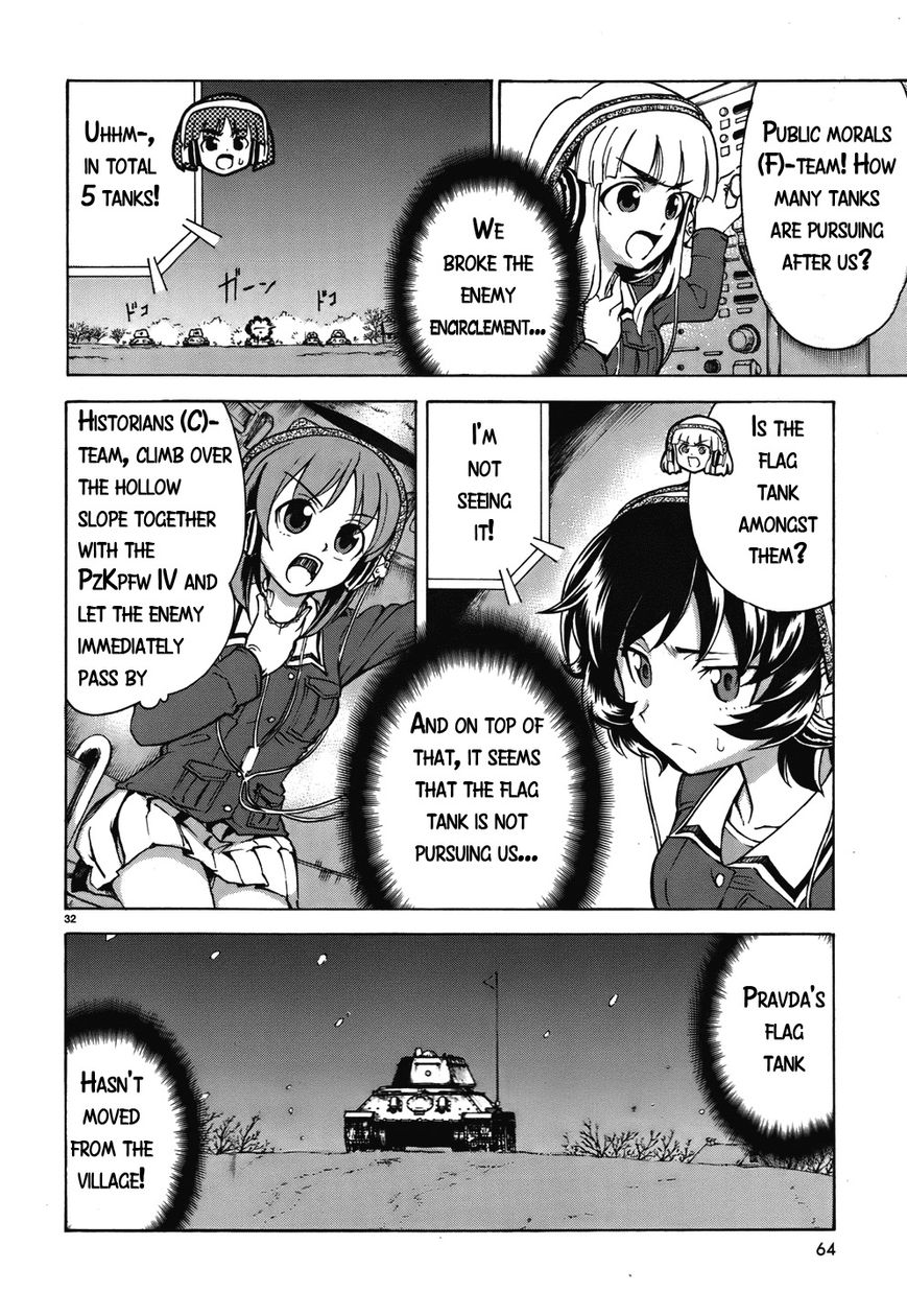 Girls & Panzer Chapter 13 page 32 - Chapter 13