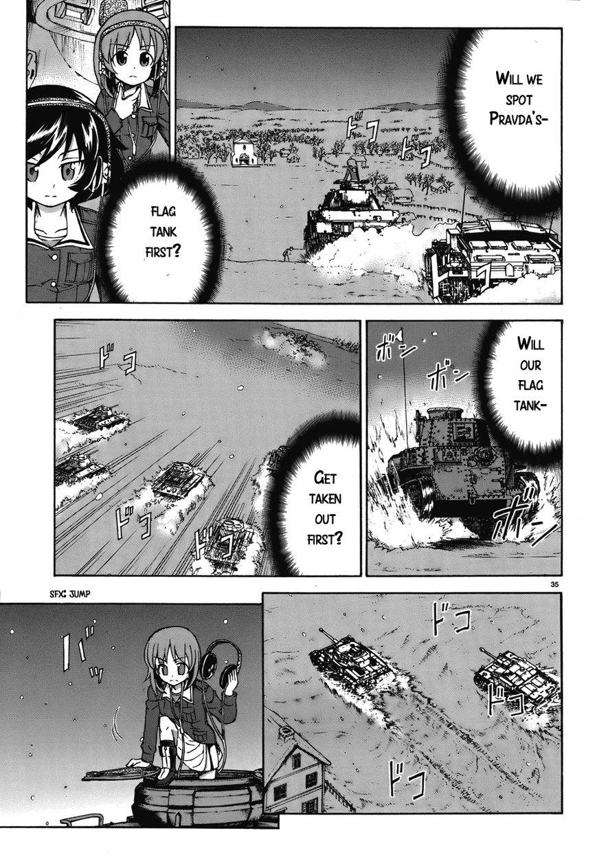 Girls & Panzer Chapter 13 page 35 - Chapter 13