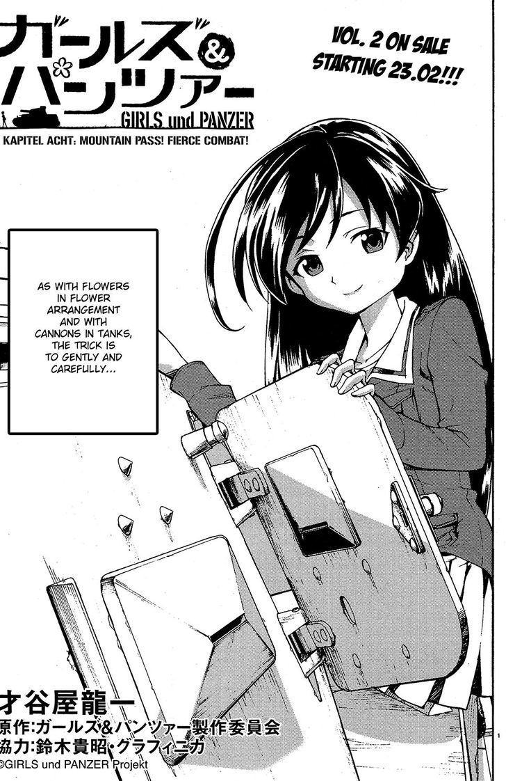 Girls & Panzer Chapter 8 page 1 - Chapter 8