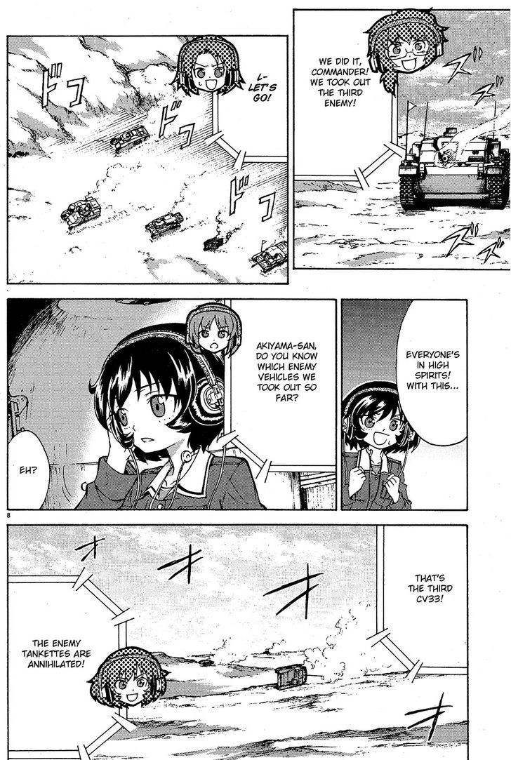 Girls & Panzer Chapter 8 page 8 - Chapter 8