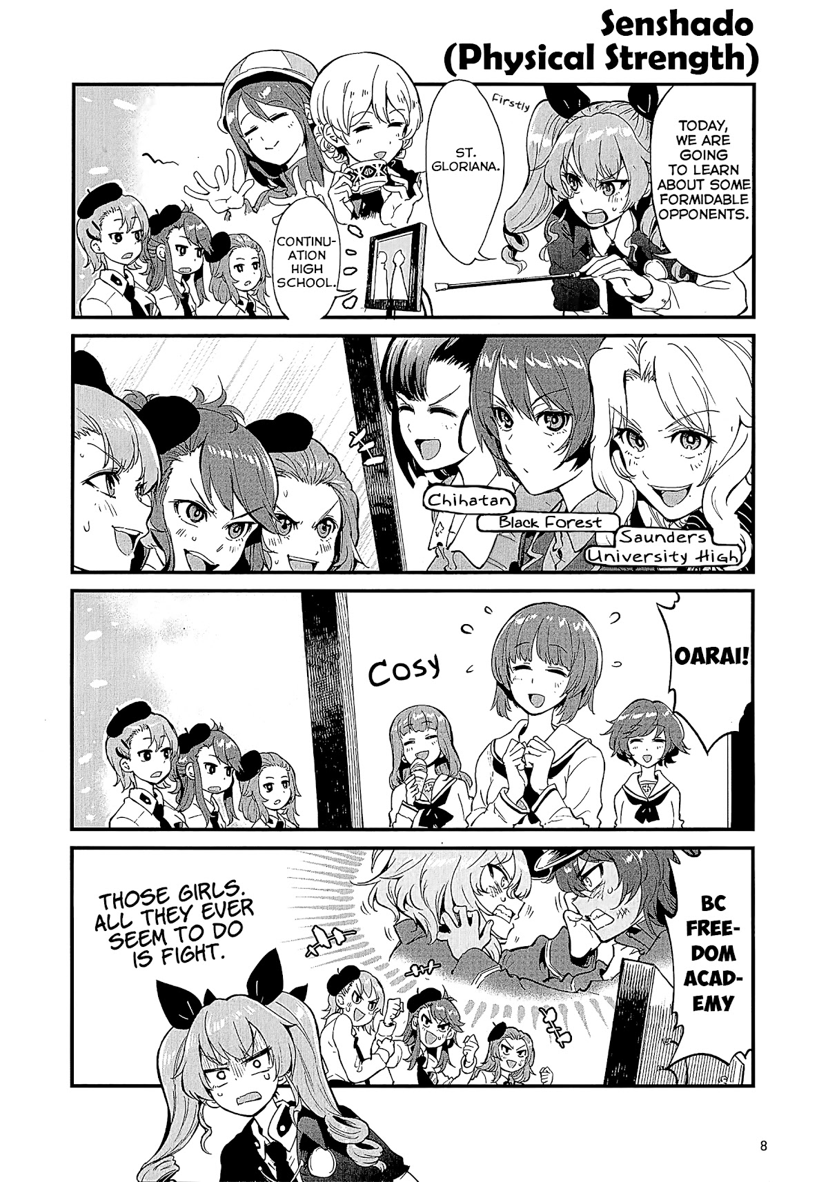 Girls und Panzer: Avanti! Anzio Koukou Chapter 1 page 10 - Chapter 1: Chapter 1 (HQ)