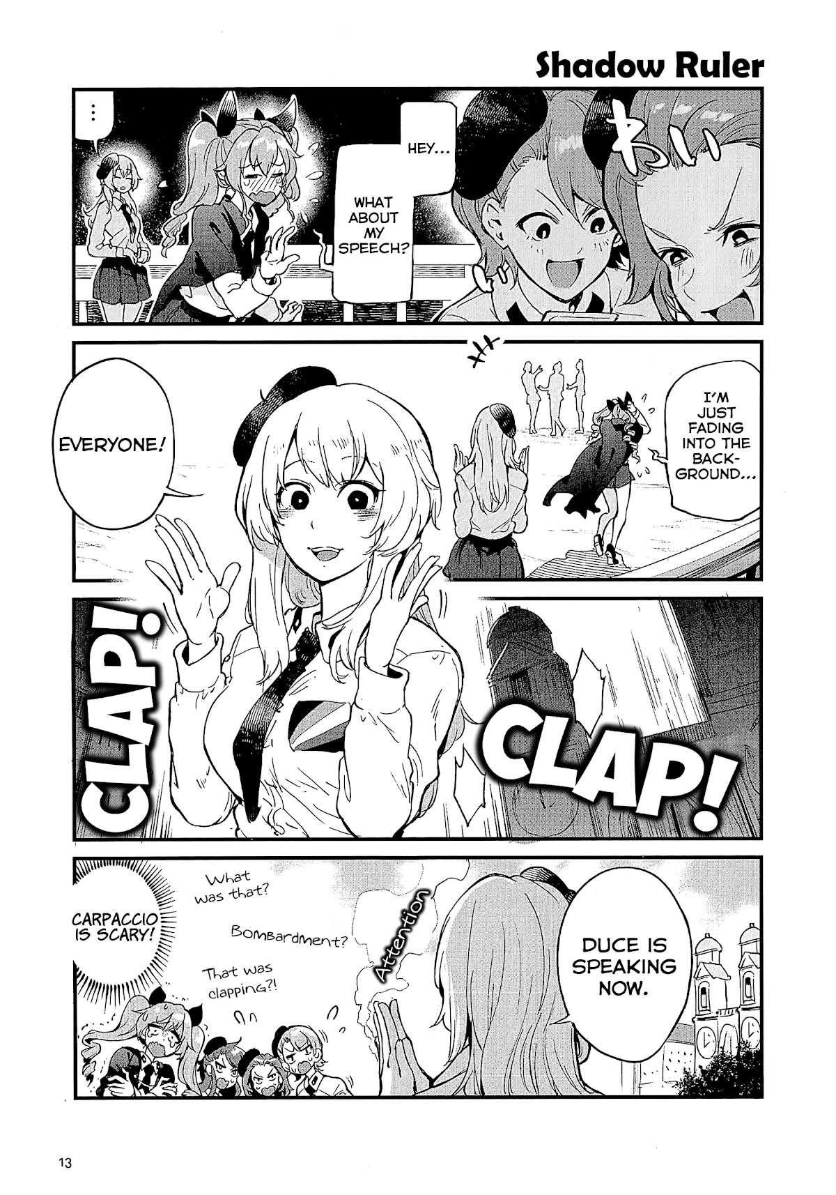 Girls und Panzer: Avanti! Anzio Koukou Chapter 1 page 15 - Chapter 1: Chapter 1 (HQ)