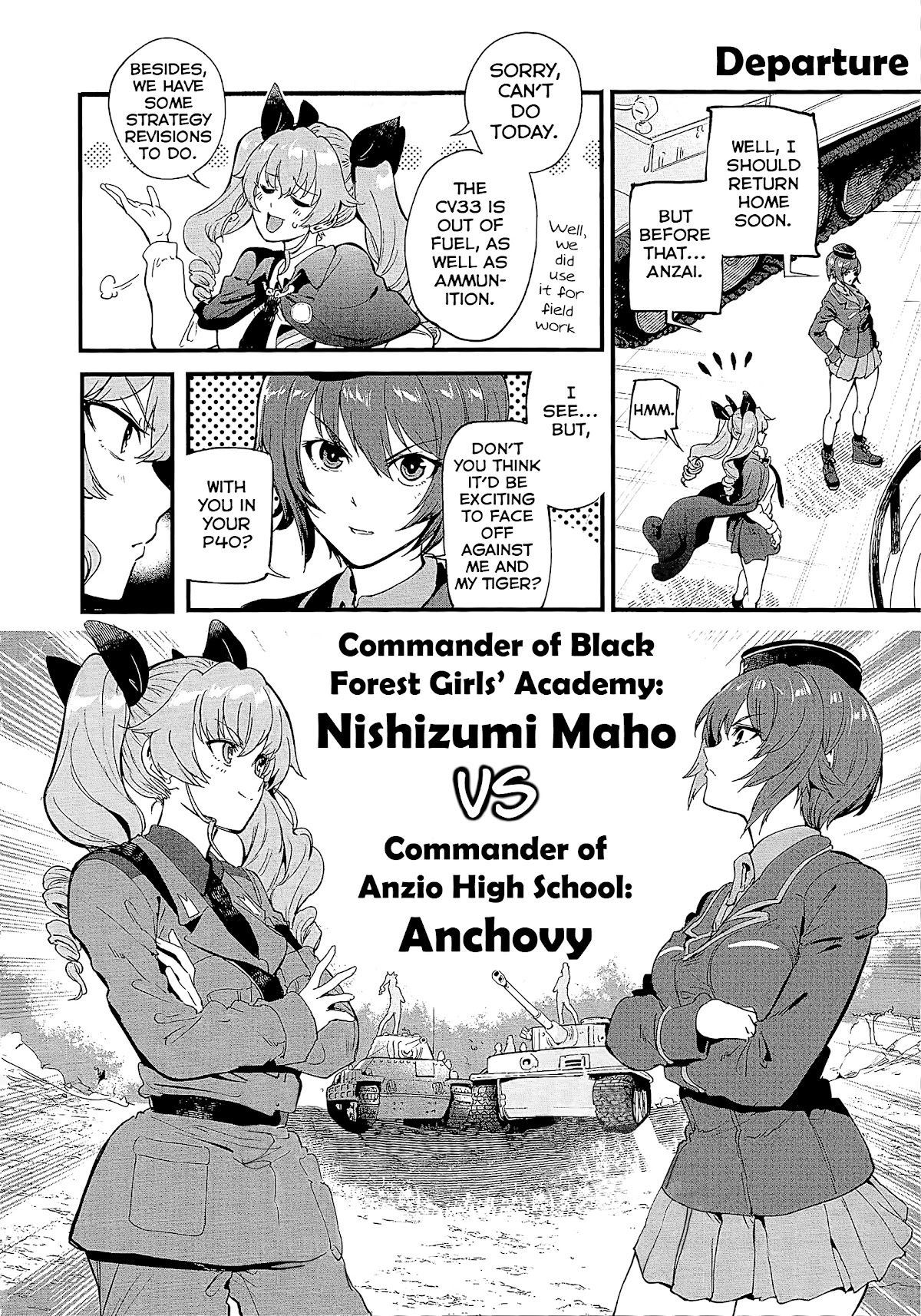 Girls und Panzer: Avanti! Anzio Koukou Chapter 1 page 38 - Chapter 1: Chapter 1 (HQ)