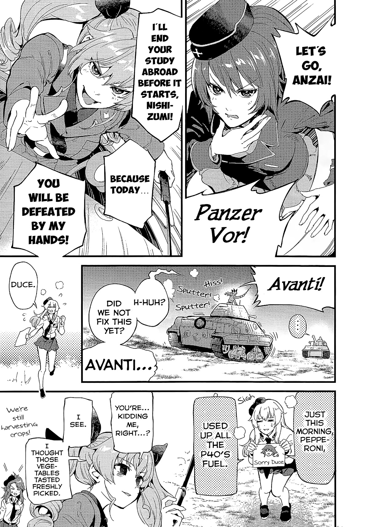 Girls und Panzer: Avanti! Anzio Koukou Chapter 1 page 39 - Chapter 1: Chapter 1 (HQ)