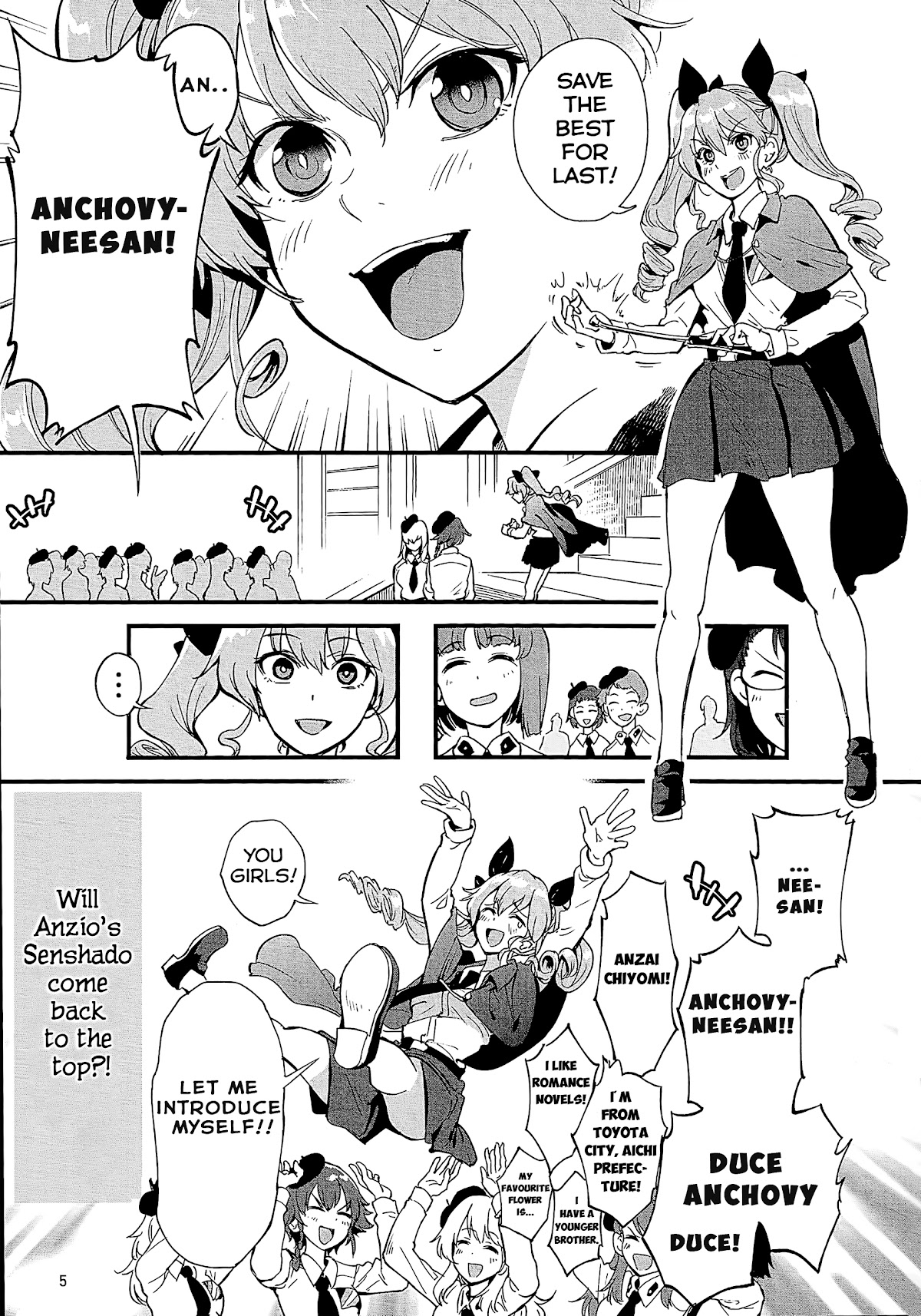 Girls und Panzer: Avanti! Anzio Koukou Chapter 1 page 7 - Chapter 1: Chapter 1 (HQ)