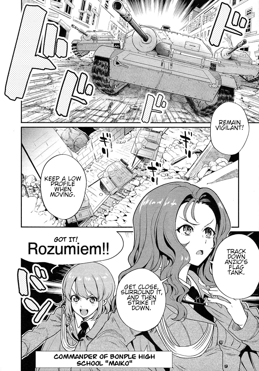 Girls und Panzer: Avanti! Anzio Koukou Chapter 13 page 14 - Chapter 13
