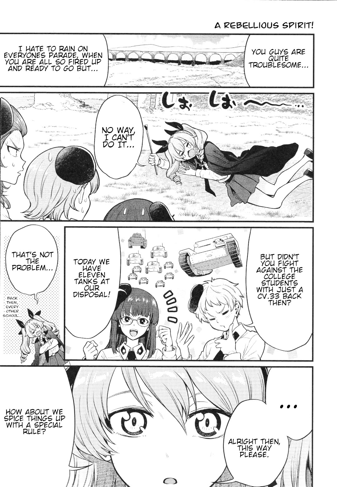 Girls und Panzer: Avanti! Anzio Koukou Chapter 9.1 page 25 - Chapter 9.1: Chapter 9