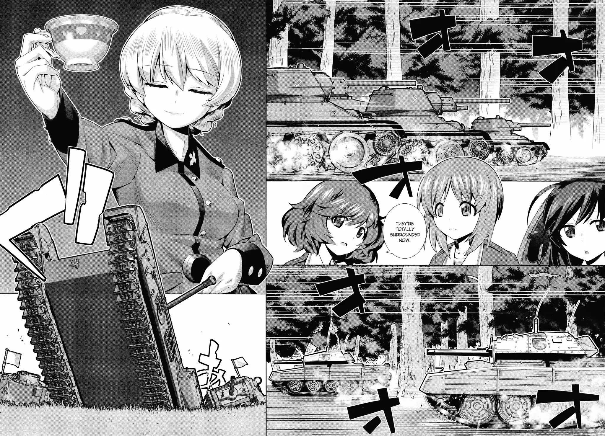 Girls und Panzer der Film Variante Chapter 1 page 16 - Chapter 1: Darjeeling & Not Spilled