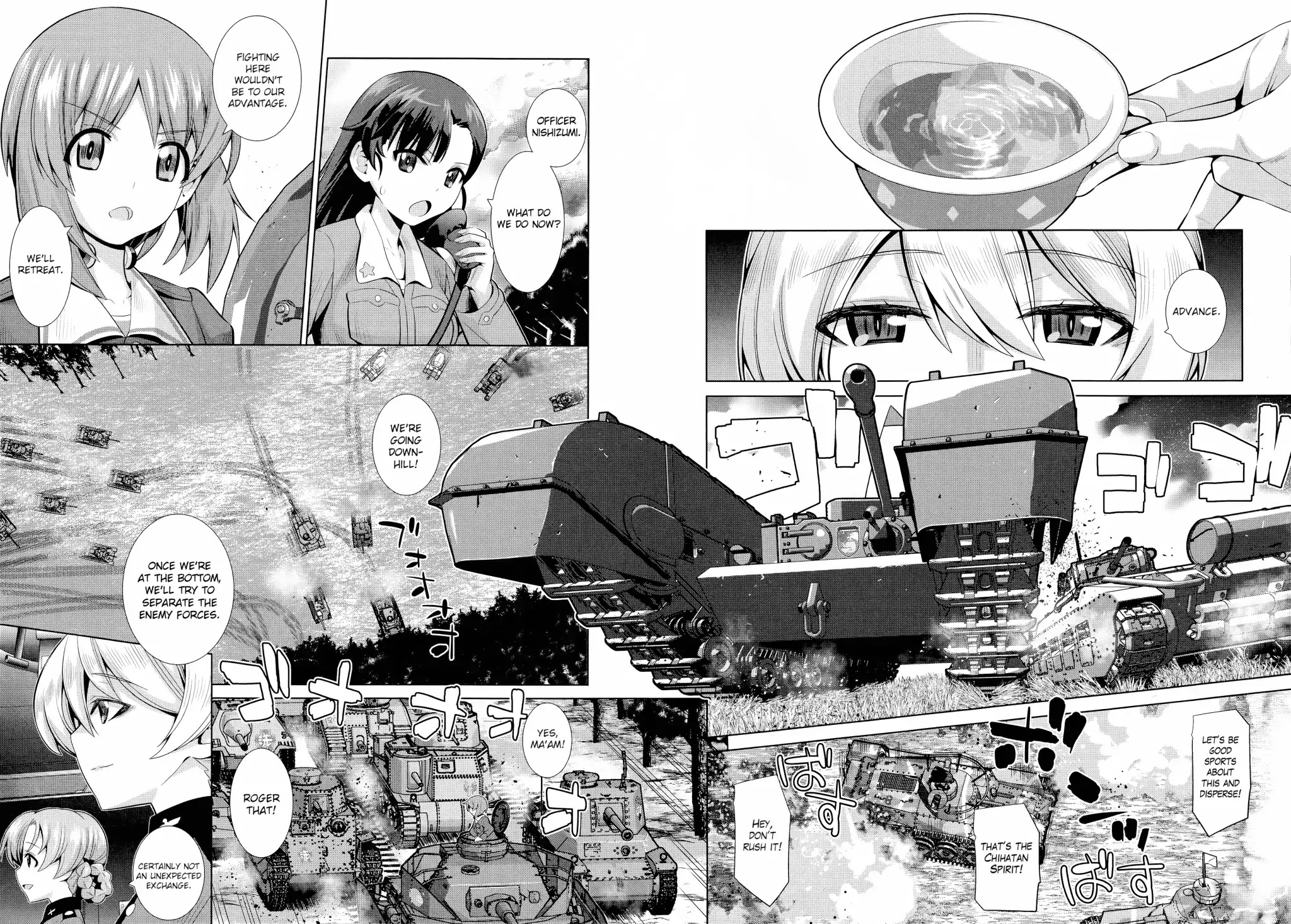 Girls und Panzer der Film Variante Chapter 1 page 18 - Chapter 1: Darjeeling & Not Spilled