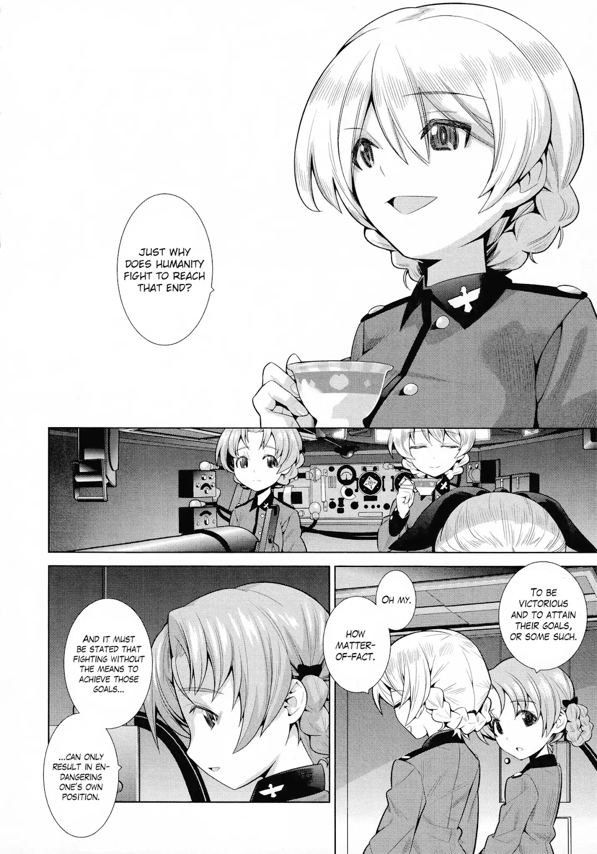 Girls und Panzer der Film Variante Chapter 1 page 4 - Chapter 1: Darjeeling & Not Spilled