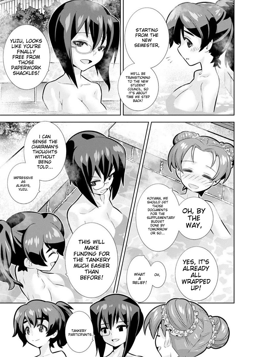 Girls und Panzer der Film Variante Chapter 7 page 8 - Chapter 7: Natural Hot Spring & Goemon Bath
