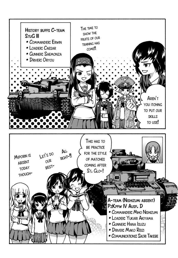 GIRLS und PANZER - Gekitou! Maginot-sen desu!! Chapter 1 page 10 - Chapter 1 : Mock Battle