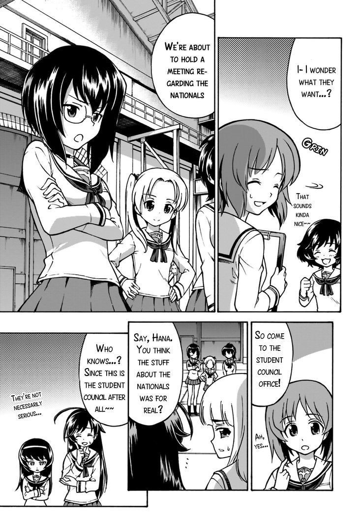 GIRLS und PANZER - Gekitou! Maginot-sen desu!! Chapter 1 page 6 - Chapter 1 : Mock Battle