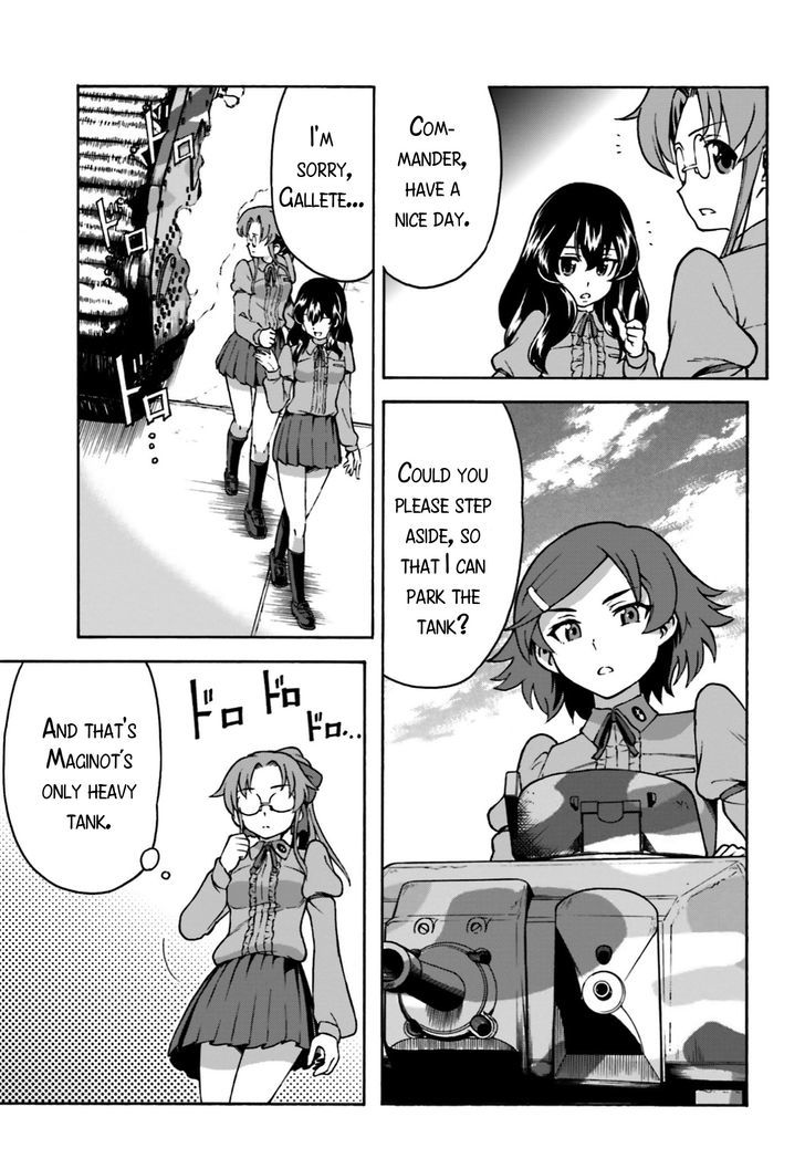 GIRLS und PANZER - Gekitou! Maginot-sen desu!! Chapter 2 page 14 - Chapter 2 : Maginot Girls Academy