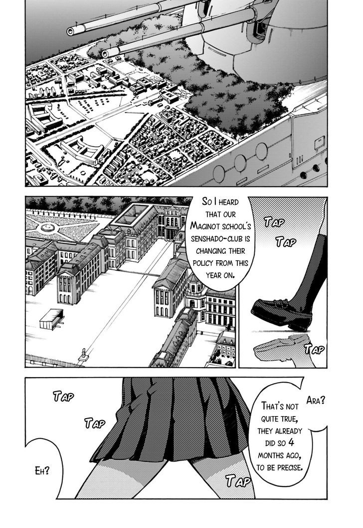 GIRLS und PANZER - Gekitou! Maginot-sen desu!! Chapter 2 page 3 - Chapter 2 : Maginot Girls Academy