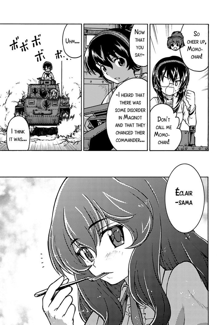 GIRLS und PANZER - Gekitou! Maginot-sen desu!! Chapter 3 page 9 - Chapter 3 : Maginot Girls Academy's Senshado