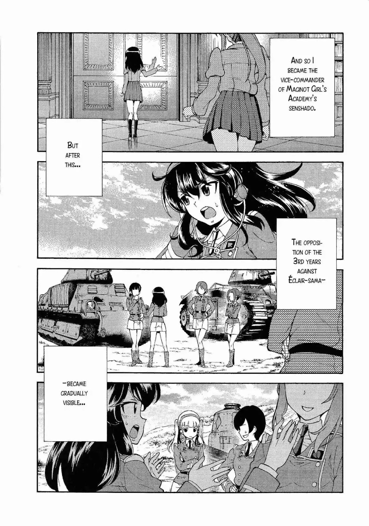 GIRLS und PANZER - Gekitou! Maginot-sen desu!! Chapter 4.5 page 12 - Chapter 4.5: Madeleine's Speech