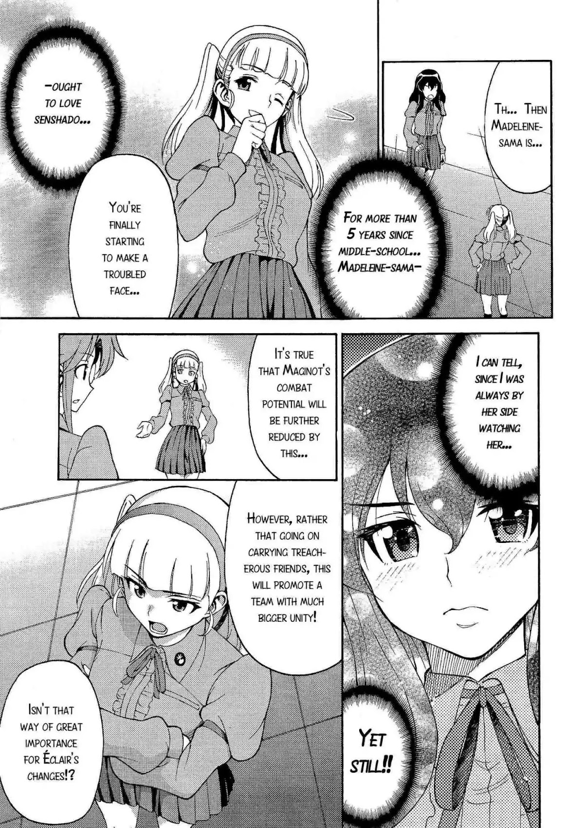 GIRLS und PANZER - Gekitou! Maginot-sen desu!! Chapter 4.5 page 28 - Chapter 4.5: Madeleine's Speech