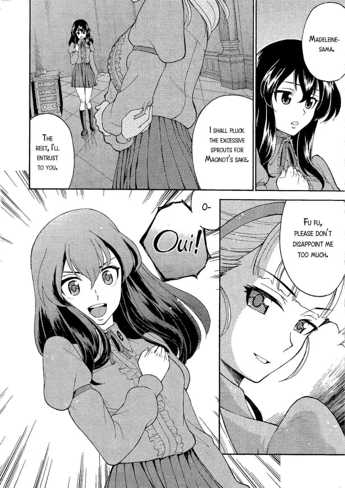 GIRLS und PANZER - Gekitou! Maginot-sen desu!! Chapter 4.5 page 29 - Chapter 4.5: Madeleine's Speech