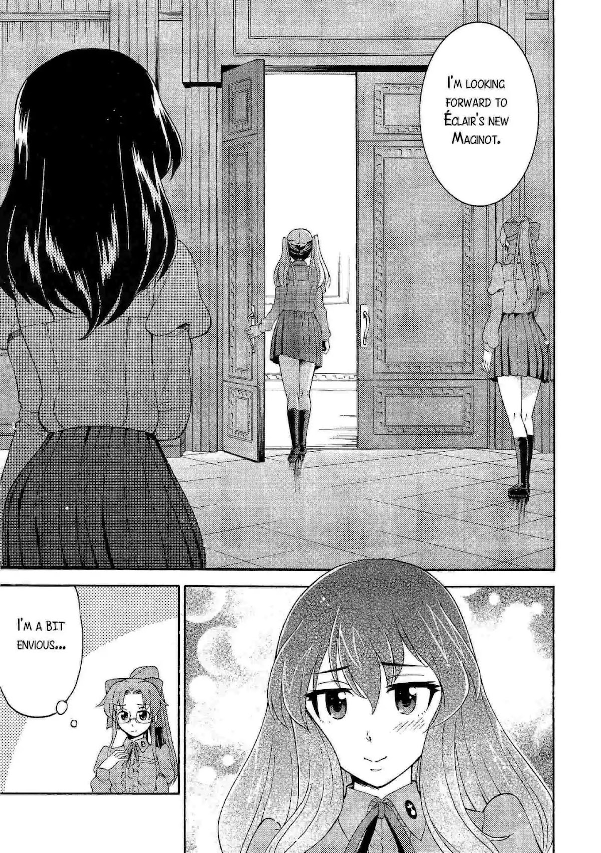 GIRLS und PANZER - Gekitou! Maginot-sen desu!! Chapter 4.5 page 30 - Chapter 4.5: Madeleine's Speech