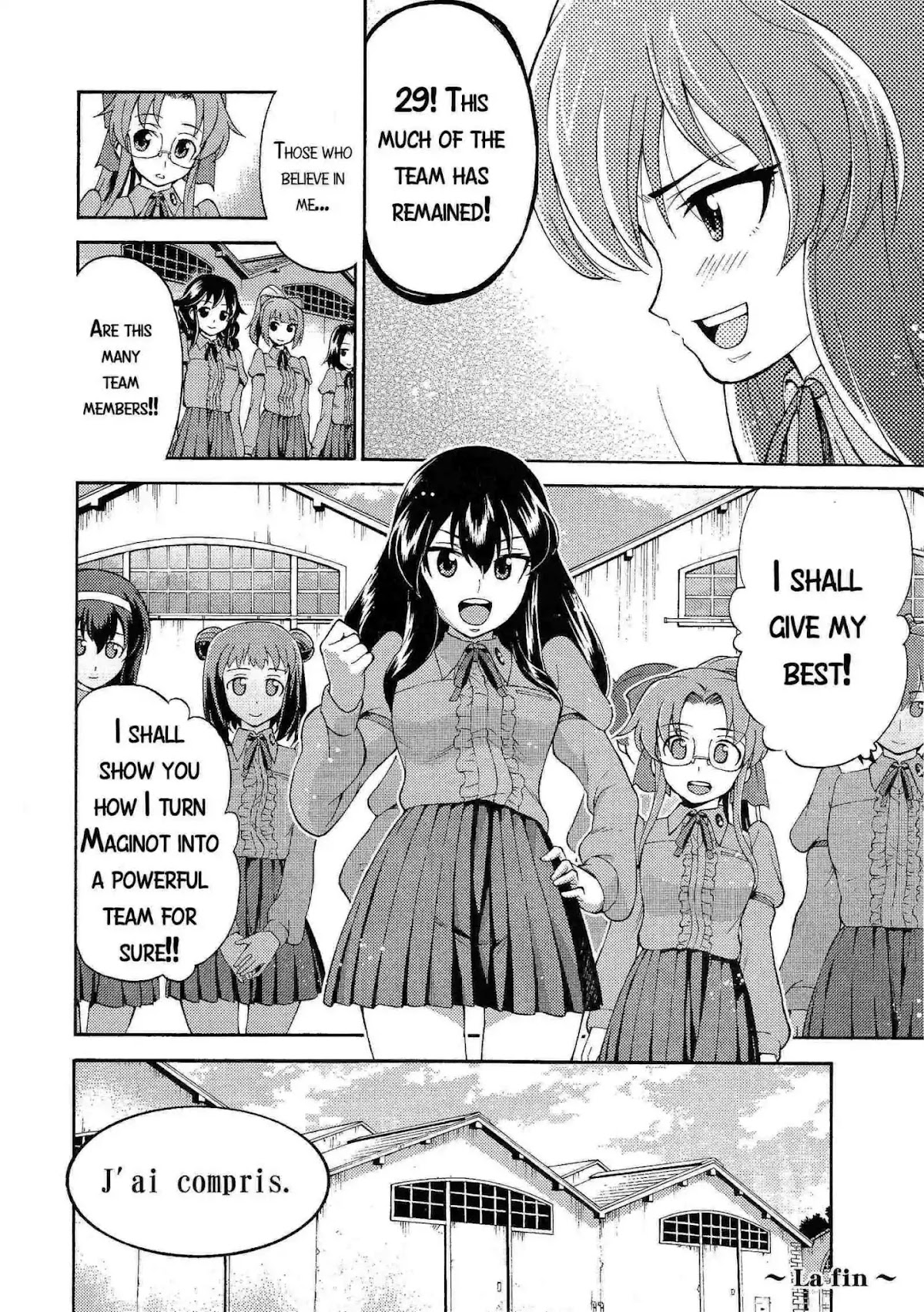 GIRLS und PANZER - Gekitou! Maginot-sen desu!! Chapter 4.5 page 33 - Chapter 4.5: Madeleine's Speech