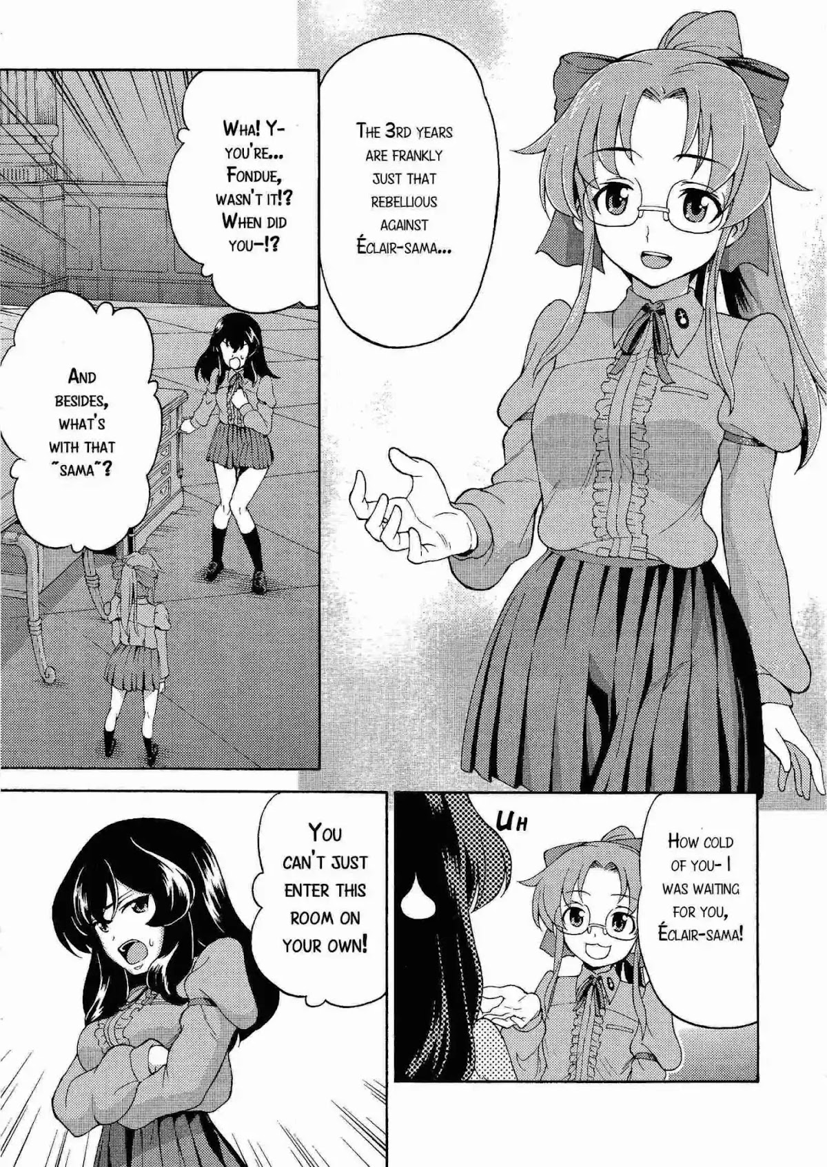 GIRLS und PANZER - Gekitou! Maginot-sen desu!! Chapter 4.5 page 8 - Chapter 4.5: Madeleine's Speech