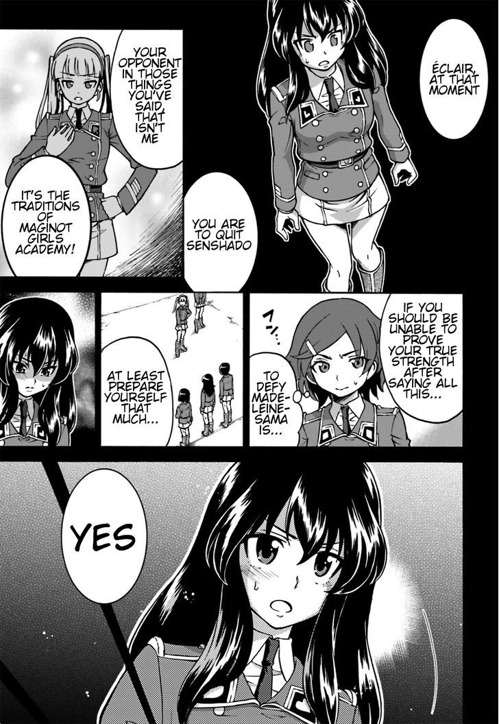 GIRLS und PANZER - Gekitou! Maginot-sen desu!! Chapter 4 page 9 - Chapter 4 : Madeleine