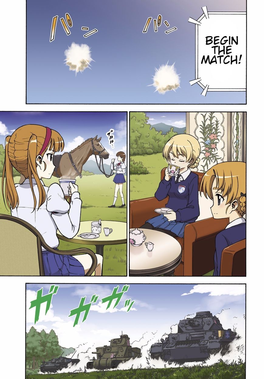 GIRLS und PANZER - Gekitou! Maginot-sen desu!! Chapter 6 page 1 - Chapter 6