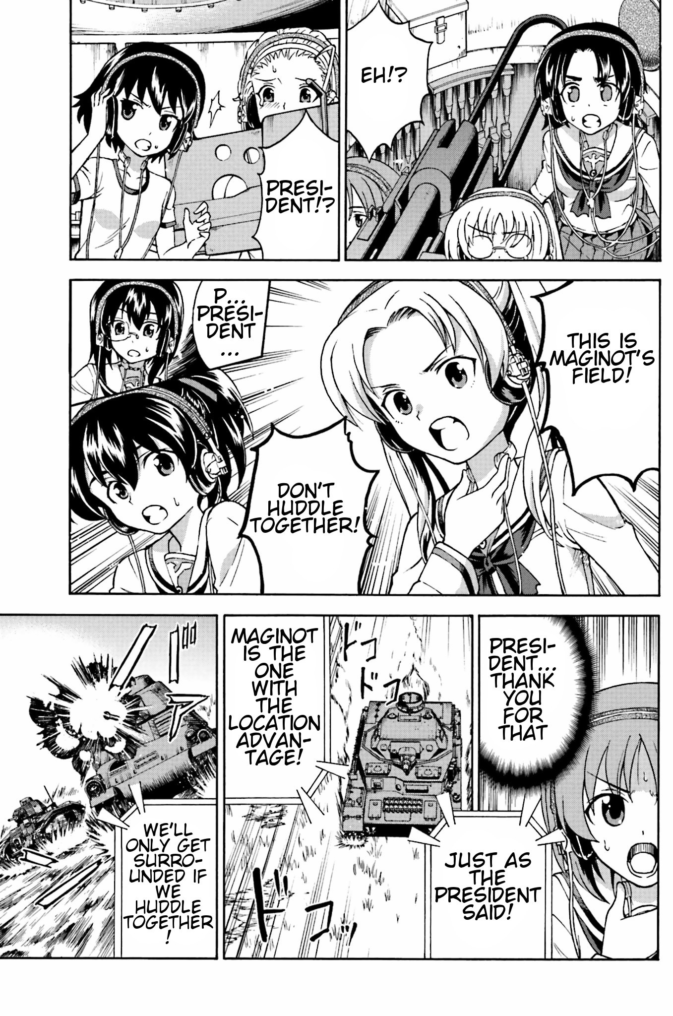 GIRLS und PANZER - Gekitou! Maginot-sen desu!! Chapter 7.1 page 15 - Chapter 7.001