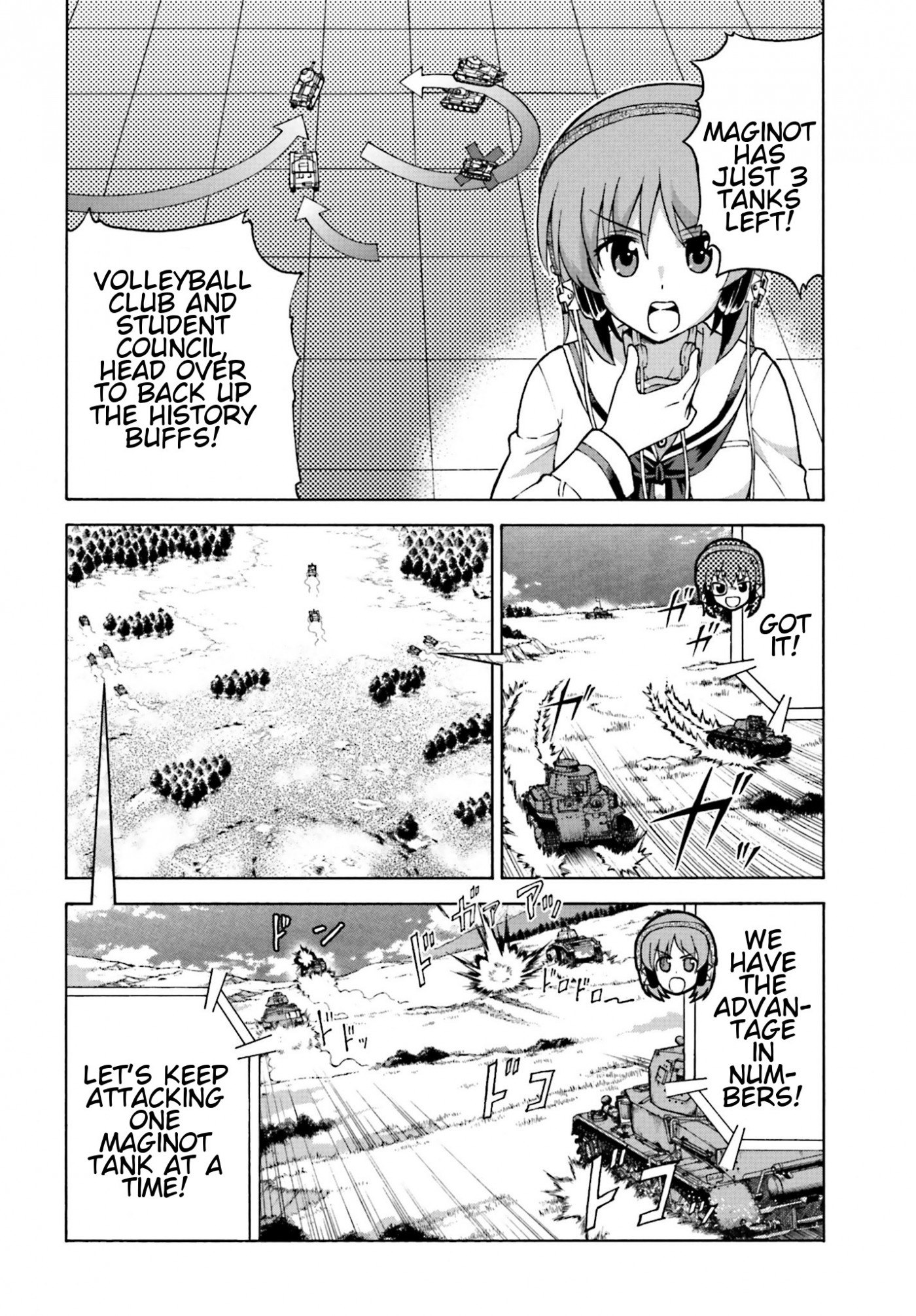 GIRLS und PANZER - Gekitou! Maginot-sen desu!! Chapter 8 page 10 - Chapter 8
