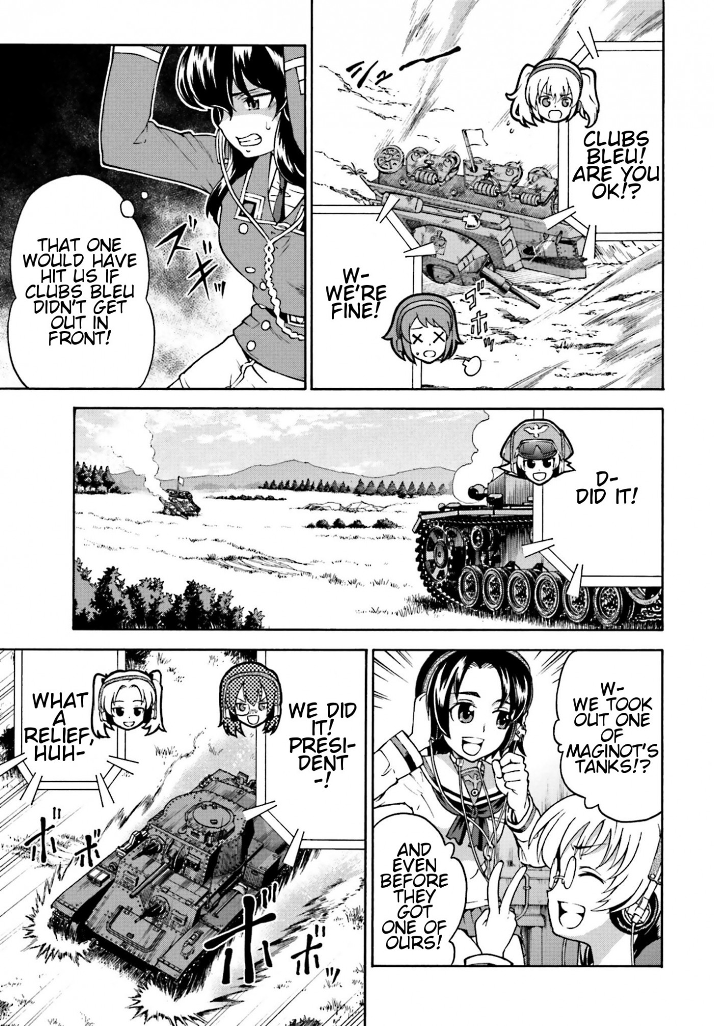 GIRLS und PANZER - Gekitou! Maginot-sen desu!! Chapter 8 page 3 - Chapter 8