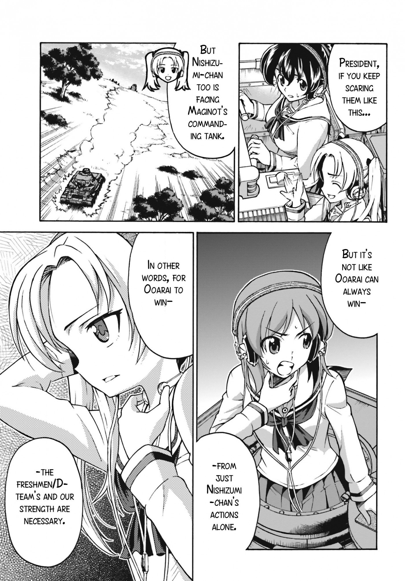 GIRLS und PANZER - Gekitou! Maginot-sen desu!! Chapter 9 page 13 - Chapter 9