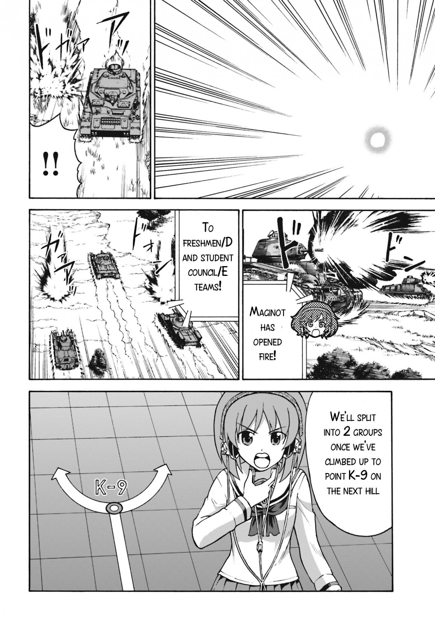 GIRLS und PANZER - Gekitou! Maginot-sen desu!! Chapter 9 page 6 - Chapter 9