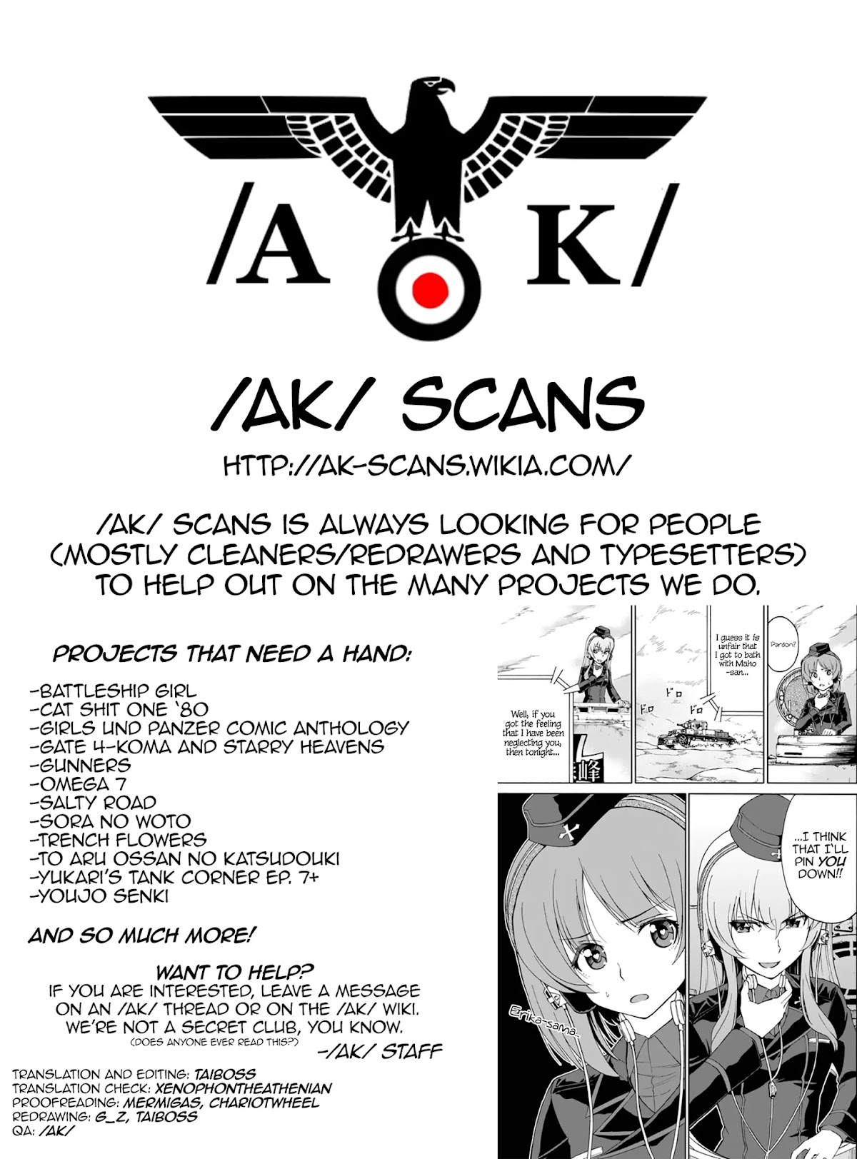 GIRLS und PANZER - phase.ERIKA Chapter 10 page 41 - Chapter 10: The T-28 and The BT-42 of Keizoku
