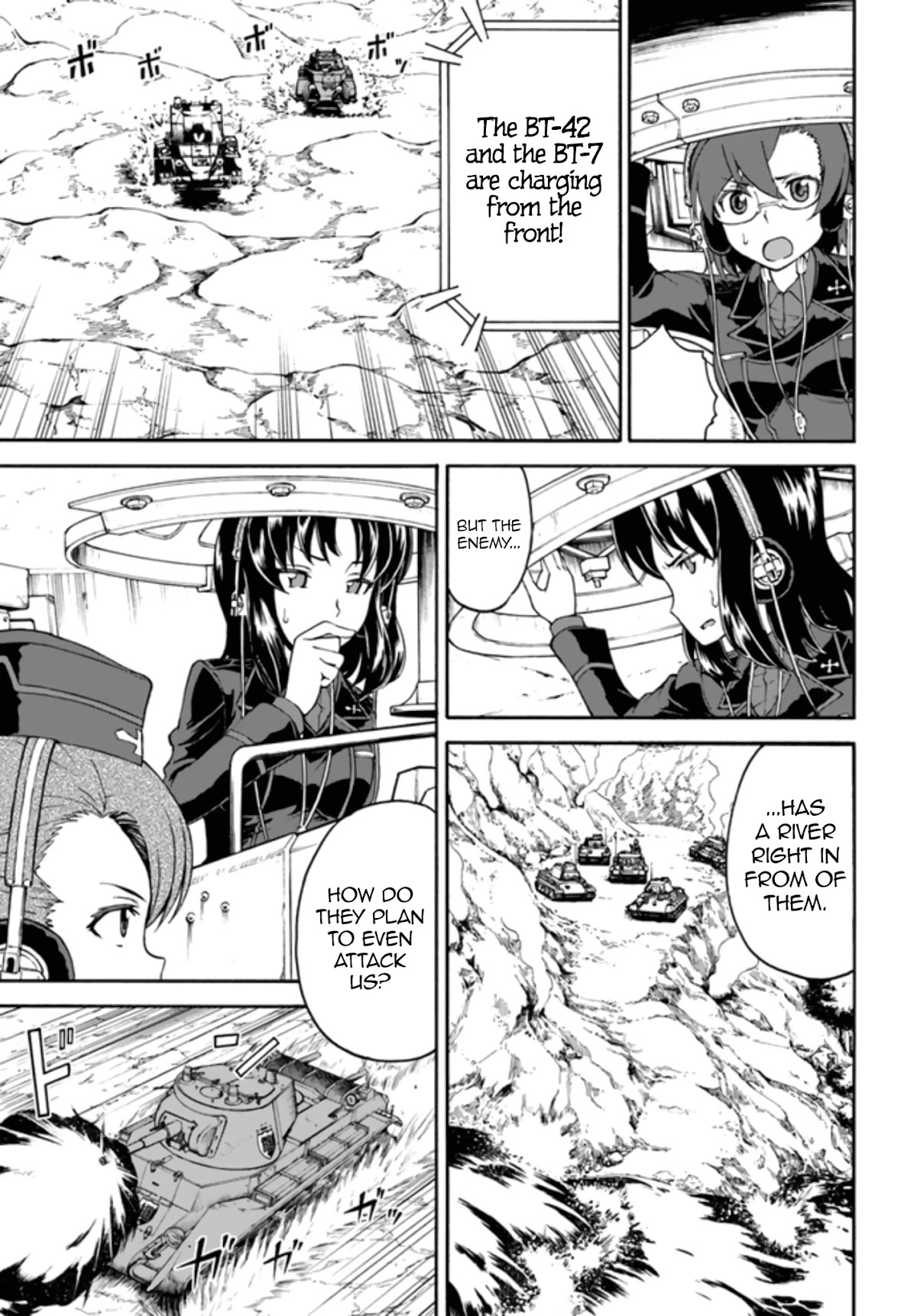 GIRLS und PANZER - phase.ERIKA Chapter 10 page 7 - Chapter 10: The T-28 and The BT-42 of Keizoku