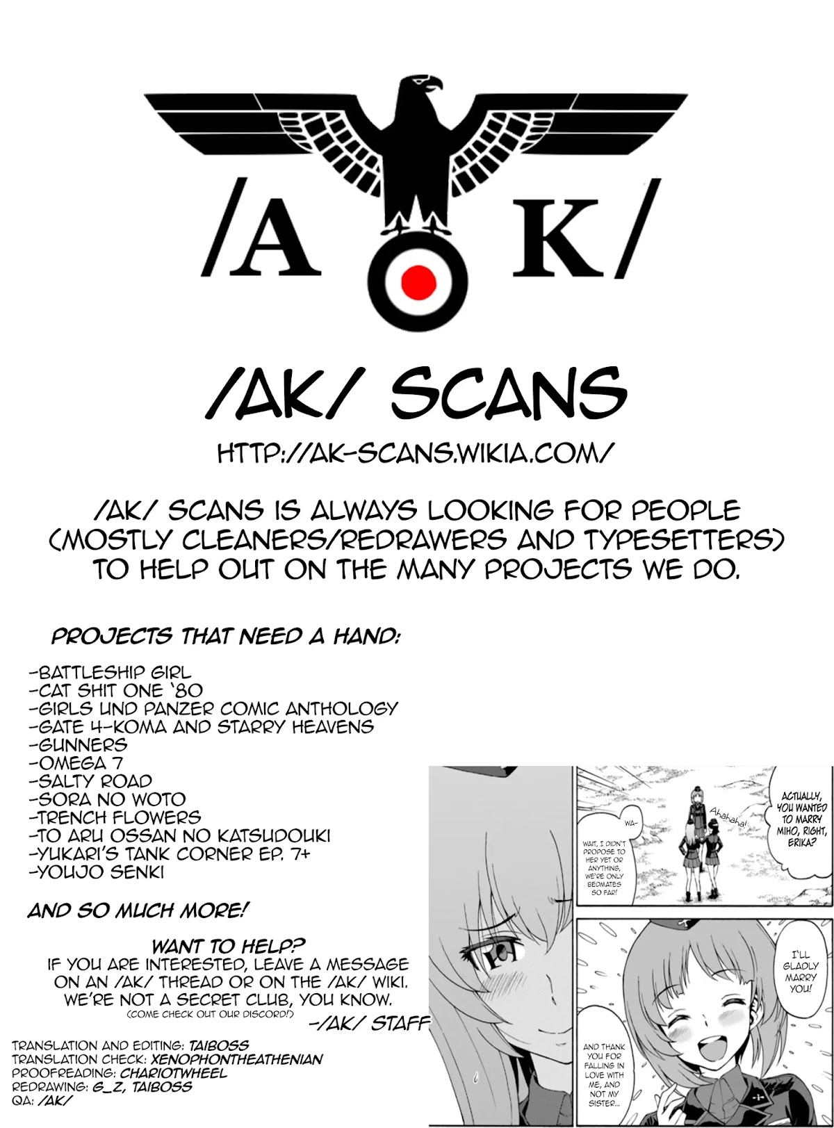 GIRLS und PANZER - phase.ERIKA Chapter 11 page 49 - Chapter 11: Kameradin