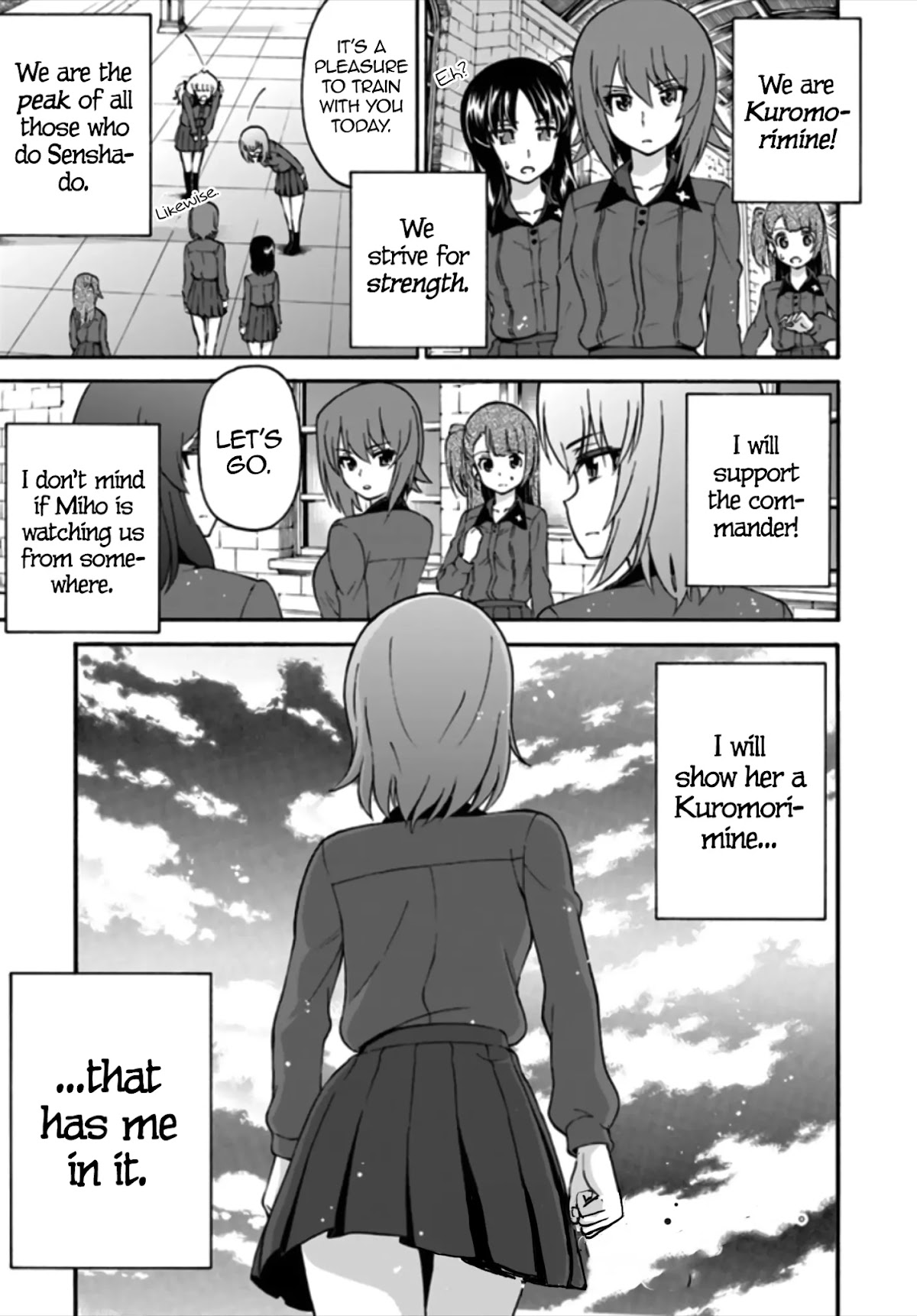 GIRLS und PANZER - phase.ERIKA Chapter 12 page 15 - Chapter 12: We are Kuromorimine [END]