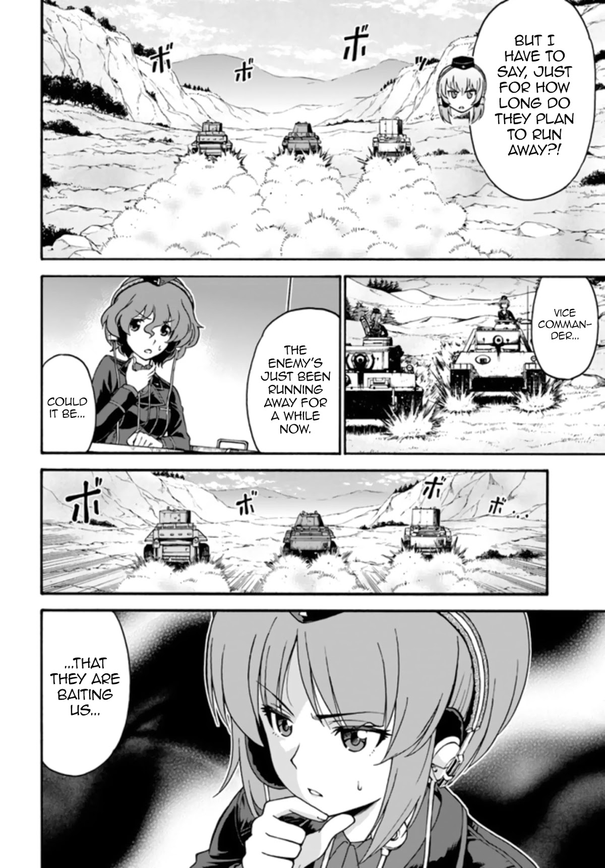 GIRLS und PANZER - phase.ERIKA Chapter 9 page 12 - Chapter 9: Keizoku's Trap