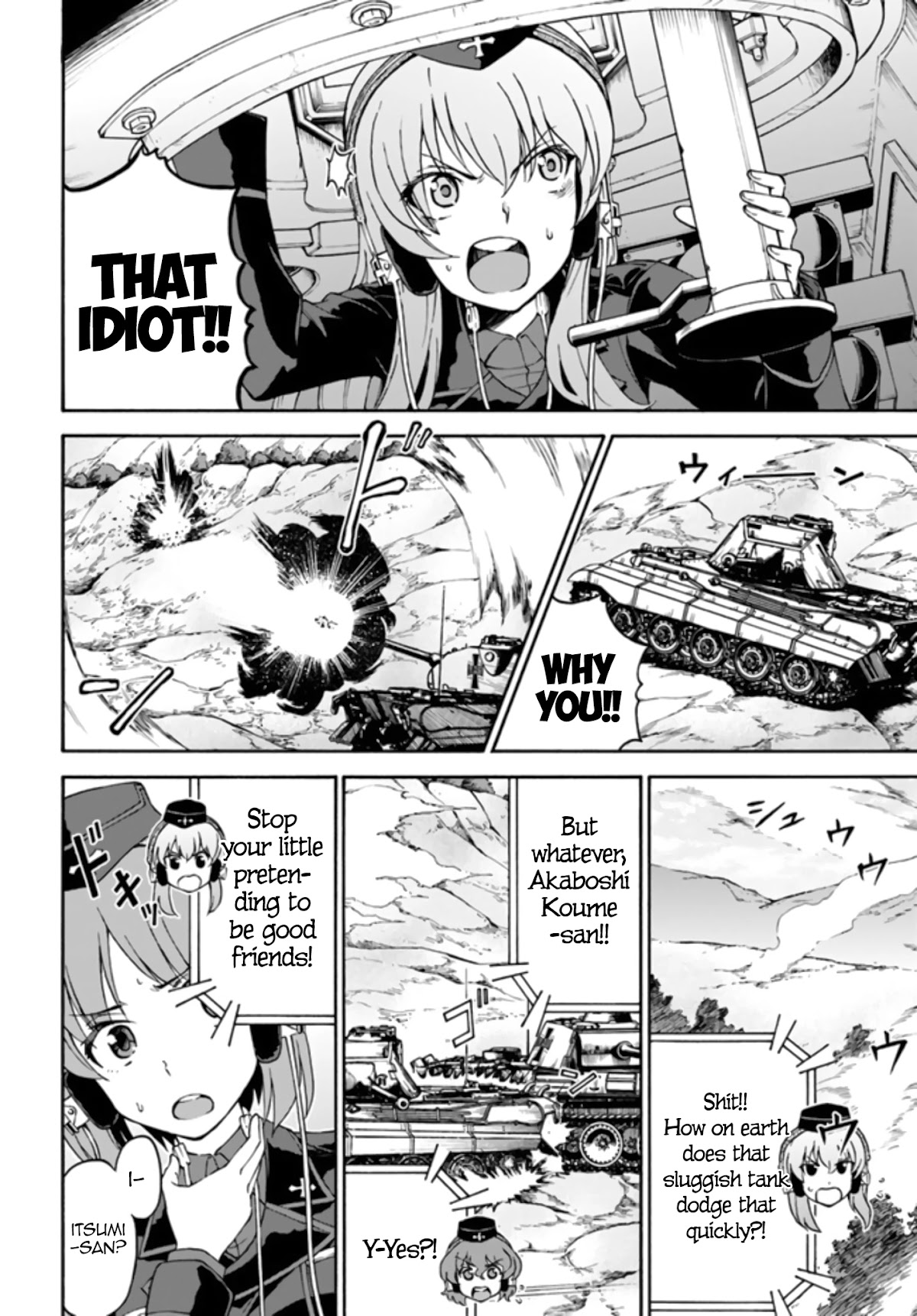 GIRLS und PANZER - phase.ERIKA Chapter 9 page 36 - Chapter 9: Keizoku's Trap