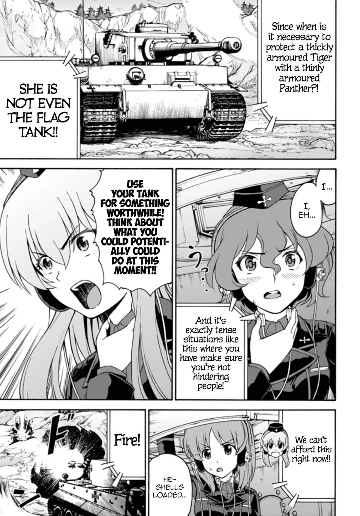 GIRLS und PANZER - phase.ERIKA Chapter 9 page 37 - Chapter 9: Keizoku's Trap