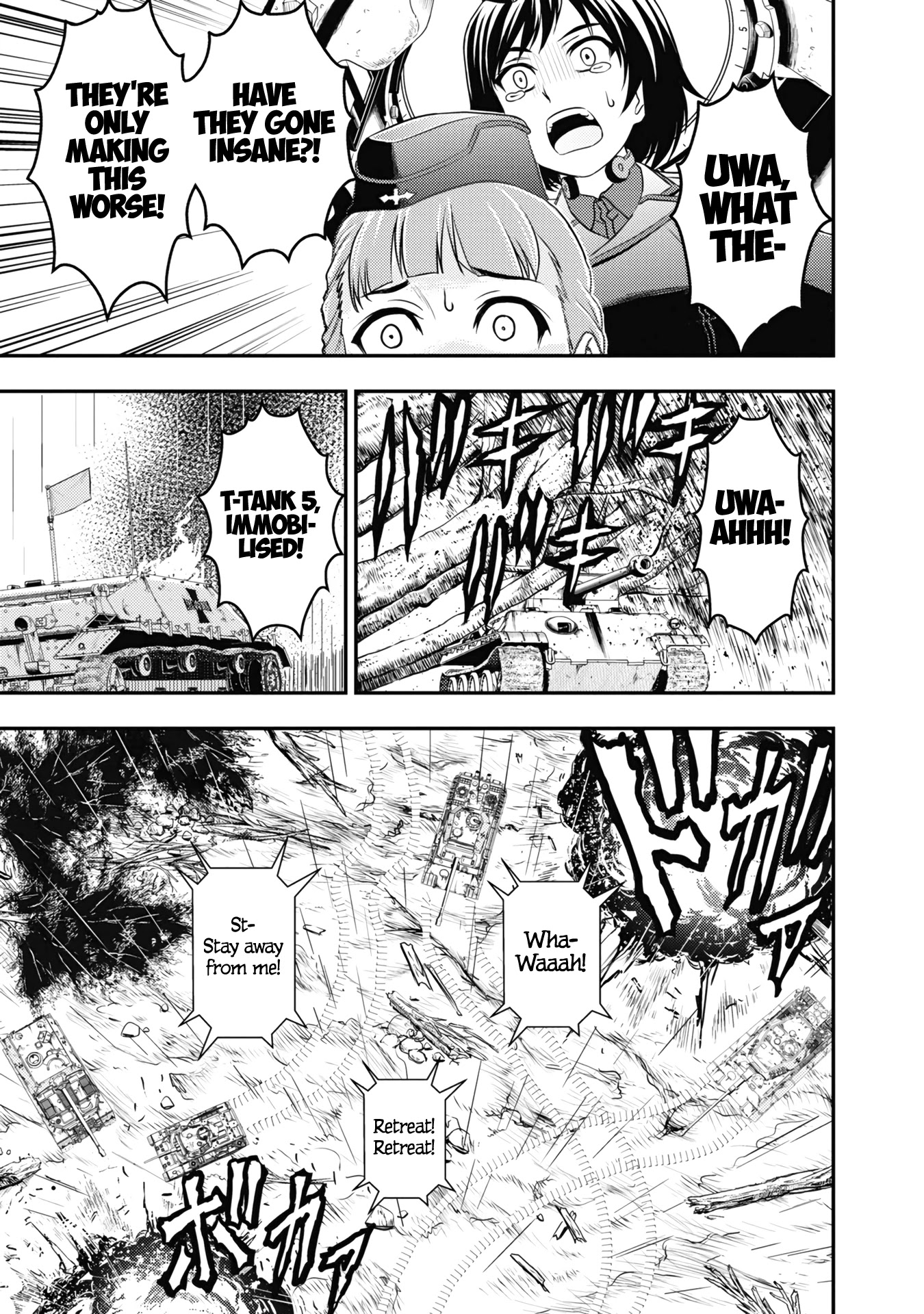 Girls und Panzer - Saga of Pravda Chapter 21 page 13 - Chapter 21: Disaster